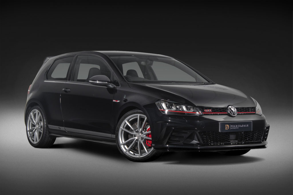 VW Golf GTI Clubsport S Black Background - Pearce & Dale